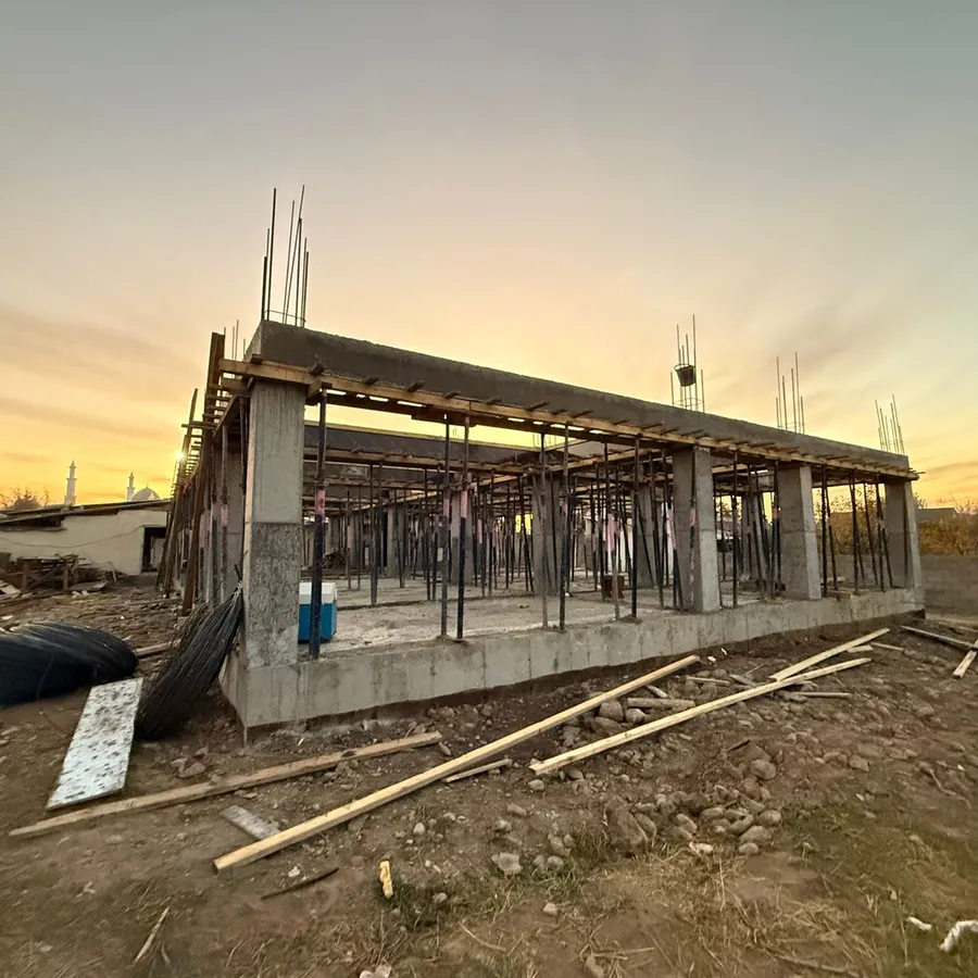 Our new building under construction, October 2025